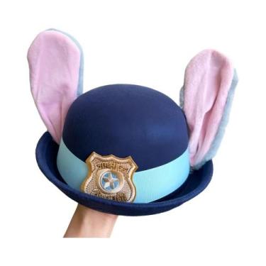 Imagem de Chapéu De Xerife Judy Hopps Acessório De Fantasia Cosplay Disney Para 