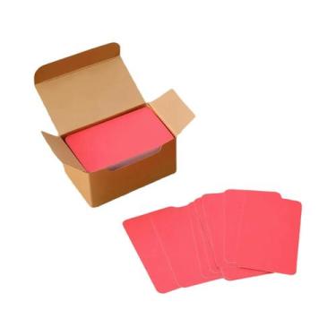 Imagem de Pacote De Cartões De Papel Kraft Em Branco, Notas Dupla Face Para DIY,