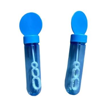 Imagem de Tubo De Bolhas Líquidas Sem Sabão 4.3x14cm 6 12 18 Peças Para Decoraçã