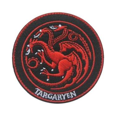 Imagem de Braçadeira Bordada De a Canção De Gelo E Fogo, Patch De Tecido Com tir