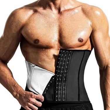 Imagem de Cinta Modeladora Masculina De Neoprene Para Controle Abdominal, Cinto 