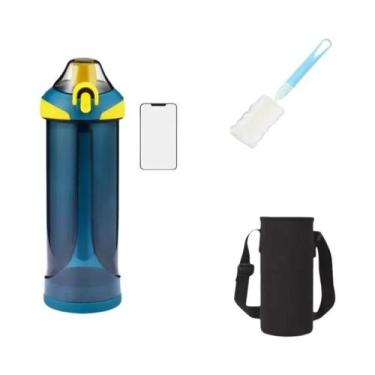 Imagem de Copo De Água Portátil De 480ml Com Compartimento Secreto Para Celular,