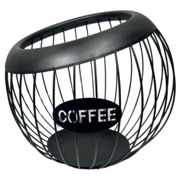 Imagem de Porta Cápsulas de Café Universal Redondo em Ferro 20,5 x 18cm - Clink,