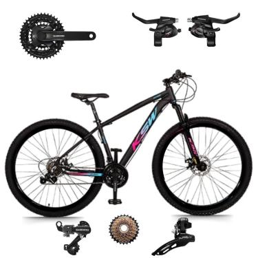Imagem de Bicicleta Ksw Xlt 29 21v Aluminio Leve Mtb Freio Disco Suspensão 80mm SHIMANO-Unissex