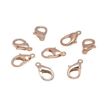 Imagem de Fechos De Lagosta Banhados a Prata 50 Peças 10-21mm Para Fabricação De