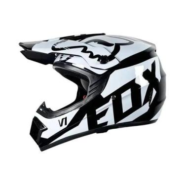 Imagem de Kit De Capacete MX Infantil Com Certificação DOT/ECE, Óculos Ventilado
