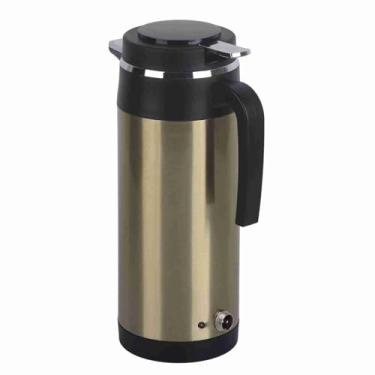 Imagem de Naroote Chaleira Elétrica para Carro, Garrafa de água de Aquecimento de Aço Inoxidável para Viajantes 1000ml 12v/24v, Material Seguro de Qualidade Alimentar (24V)