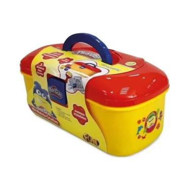 Imagem de Maleta Criativa Com Massinha + giz cera Play Doh Fun 00077