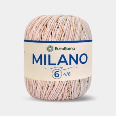 Imagem de Novelo euroroma milano 06 cor 100 cru unidade
