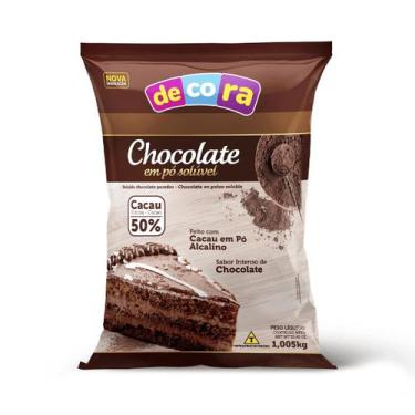 Imagem de Chocolate em Pó Solúvel Decora 50% 1,005kg