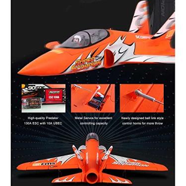 Imagem de Remote Control Airplane 2.4GHz RC Glider RC Aircraft Fighter (Transmitter, Battery and Charger Not Included) PNP, with Flaps Retracts EPO