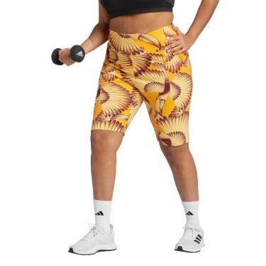 Imagem de Shorts Adidas Ciclista adidas x FARM Plus Size Feminino-Feminino