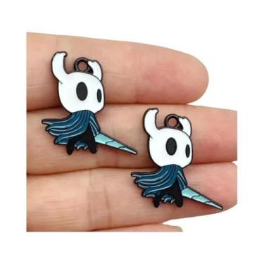 Imagem de Pingentes De Esmalte Hollow Knight 10 Peças, Pingentes De Liga De Dese