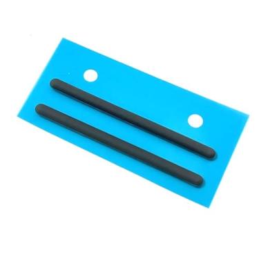 Imagem de Zahara 2 peças cinza para laptop pequena capa inferior de borracha antiderrapante tiras de pés de substituição para Dell Inspiron 16 Plus 7620 P117F003/P117F004