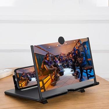 Imagem de Lupa de tela de telefone 2026, lupa dobrável 3D HD de ultra definição para celular, suporte para filmes, vídeos e jogos, suporta todos os smartphones