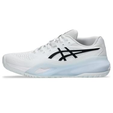 Imagem de ASICS Tênis masculino Gel-Resolution X, Branco/preto, 11.5 Wide