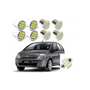 Imagem de Kit Lâmpada Led Xenon Chevrolet Meriva 2002 A 2012