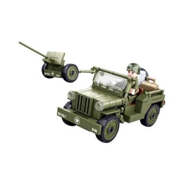 Imagem de Modelo De Carro Militar Da Segunda Guerra Mundial, 143PCS, Brinquedos 