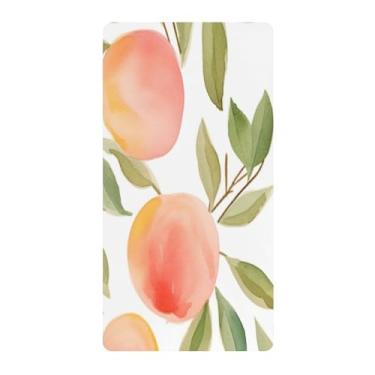 Imagem de Blueangle Lençol de berço padrão para berço infantil - Lençóis de algodão macio e respirável com pêssego rosa (480)