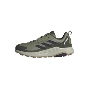 Imagem de adidas Tênis de caminhada masculino Terrex Anylander, Barraca verde/carbono/verde-oliva, 46