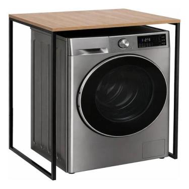 Imagem de Gabinete para Lavadora em MDP com Estrutura em Metalon Lavanderia - Do