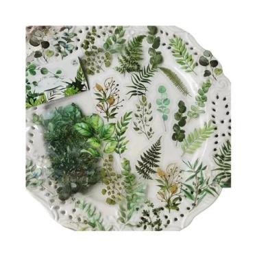 Imagem de Adesivos De Flores De Plantas Naturais 40 Peças JIANQI Material PET Tr