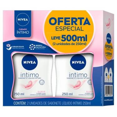 Imagem de Sabonete Liquido Intimo Nivea Suave 250ml 2 Unidades