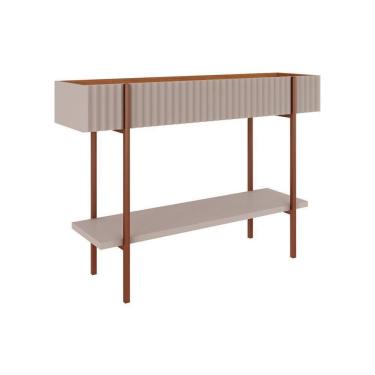 Imagem de Aparador De Sala Jantar Aparador Cimol Lira 1 Prateleira Off White/nature - Cimol