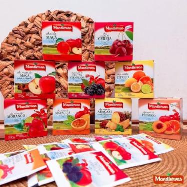 Imagem de chá misto CAMOMILA e LARANJA Mandiervas PREMIUM 20 sache 1 de 20g