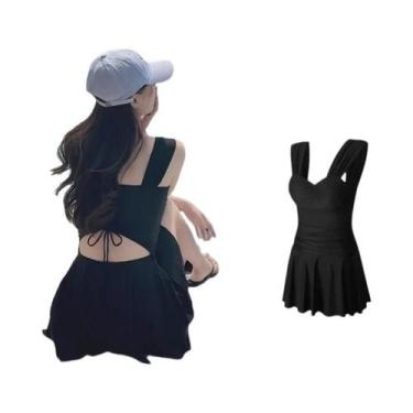 Imagem de Maiô Feminino De Uma Peça Sem Costas, Cor Sólida, Sexy, Para Festas Na