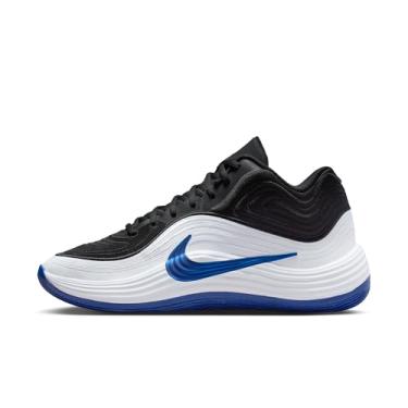 Imagem de Nike Tênis de basquete unissex Precision 8 Mid, Preto/Azul (Game Blue-white-game blue), 5 Women/3.5 Men