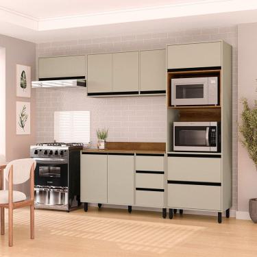 Imagem de Cozinha Modulada 4 Pecas com Tampo Koya Politorno