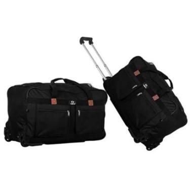 Imagem de Sacola Bolsa Mala De Viagem De Bordo Grande Com Rodinhas-Unissex