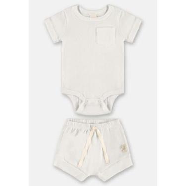 Imagem de Conjunto Body Short Ribana Nature Up Baby-Unissex