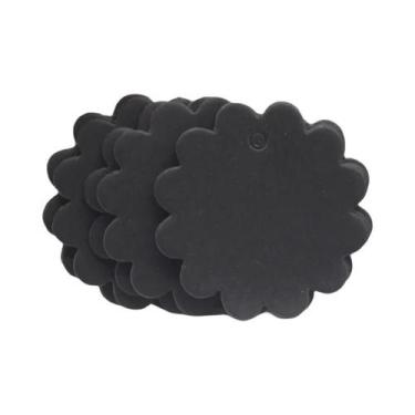 Imagem de Etiquetas De Presente De Papel Kraft Branco, 100 Peças, Etiquetas De E