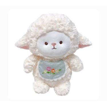 Imagem de Pelúcia Ovelha 30cm Infantil Antialérgica Caa Toys - Super Macia