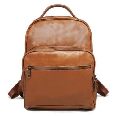 Imagem de Mochila de Couro Theo – Preto-Unissex