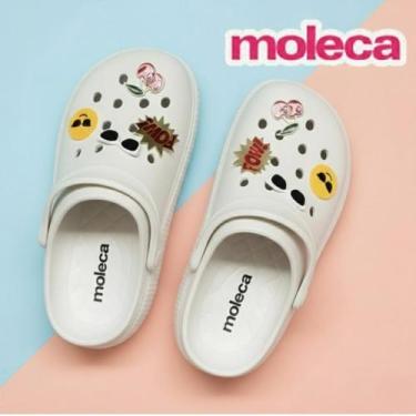 Imagem de Sandália Babuche Moleca Clog - Ref.: 5832.101 Cor:BrancoTamanho:37, Br