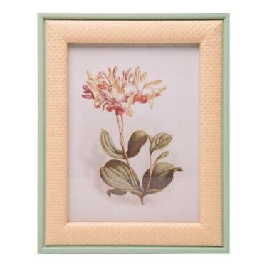 Imagem de Porta-Retrato Trançado Rústico 15cm x 20cm Verde MDF - Wolff