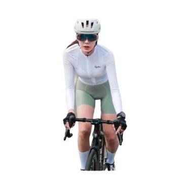 Imagem de Camisas De Ciclismo Femininas De Manga Longa Para Corridas De Verão - 