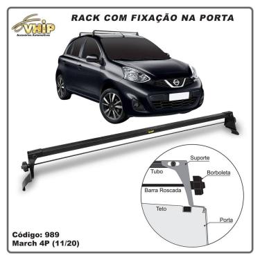 Imagem de Rack De Teto Aco Nissan March 2011 A 2019 Vhip 989