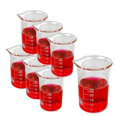 Imagem de Becker De Vidro, Forma Baixa, 25ml, Graduado - Drop - Unidade - Drop G