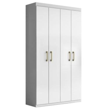 Imagem de Armário Multiuso Duplo Aramóveis 04 Portas Branco 2000194