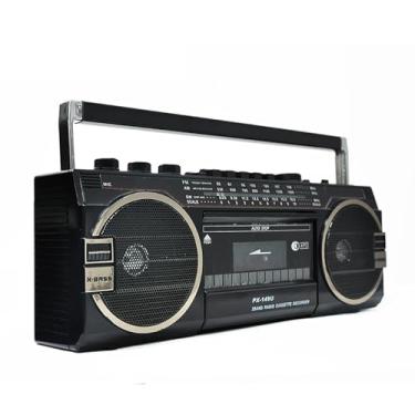 Imagem de RáDio Toca-Fitas, Mp3 Player EstéReo, Alto-Falante Retrô Com RáDio AM/FM/SW, Suporta Entrada TF/USB, Estilo CláSsico Dos Anos 80, Para ReuniõEs Familiares E Viagens