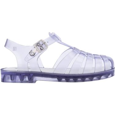 Imagem de Melissa Sandália rasteira feminina Fisherman, Branco, 30 EU