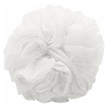 Imagem de Esponja Para Banho Em Nylon 30g Uso Diário Marco Boni, Branco