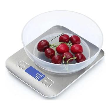 Imagem de Balança Digital Cozinha Profissional Inox 10kg Precisão 1g - oasis