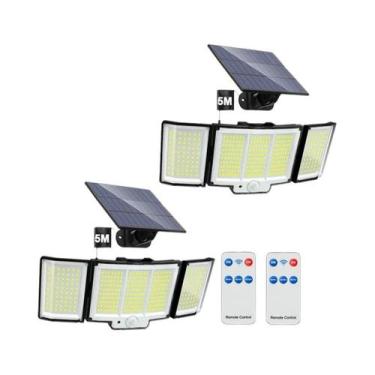 Imagem de Luzes De Inundação Externas Com Sensor De Movimento Alimentadas Por En