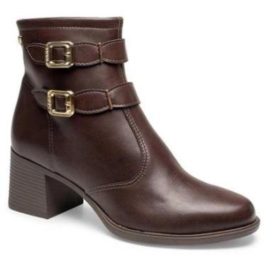 Imagem de Bota Cano Baixo Mississipi J0341 Feminina - Cafe-Feminino