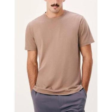 Imagem de Camiseta Manga Curta Hering KG99 Masculina Gola Redonda Algodão Pima T. P/XXG-Masculino